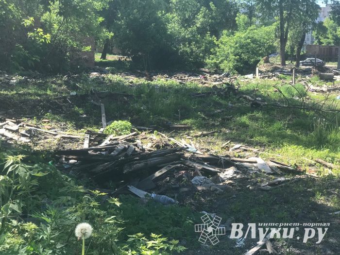В Великих Луках снесенные дома превращаются в свалки (ФОТО)