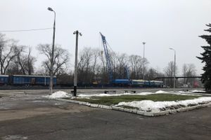 Необычный поезд можно было наблюдать на станции Великие Луки (ФОТО)