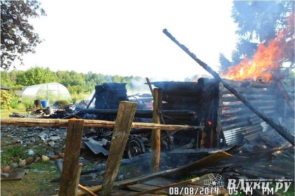 Грозы стали причиной нескольких пожаров в Псковской области (ФОТО)