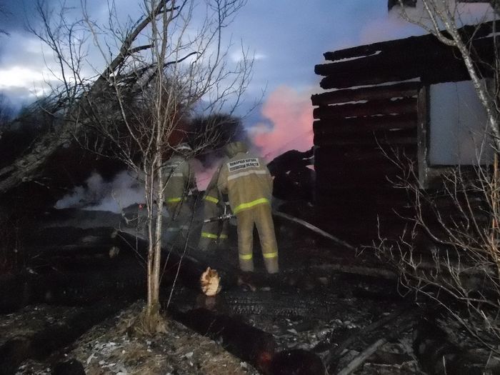 Двое мужчин погибли на пожаре в Себеже (ФОТО)