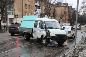 ДТП на перекрёстке Октябрьский-Комсомольская (ФОТО)