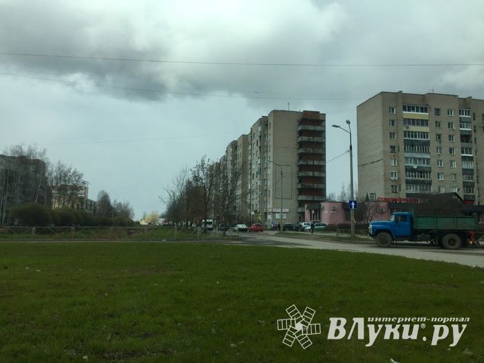 Фотофакт: в Великих Луках чистят обочины дорог 