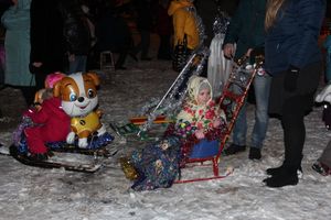 В Великих Луках зажглась новогодная ёлка (ФОТО)