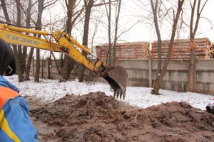 На пр-те Гагарина произошёл прорыв водопровода (ФОТО)