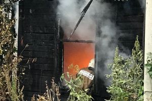 Пожар на проспекте Гагарина в Великих Луках