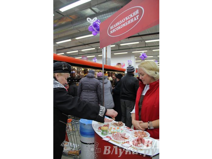 Открытие супермаркета «Тележка» в Великих Луках