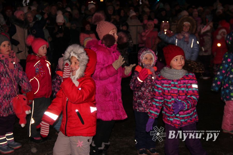 В Великих Луках зажгли Ёлку (ФОТО)