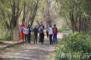 На о. Дятлинка прошел кросс среди обучающихся 8-х классов