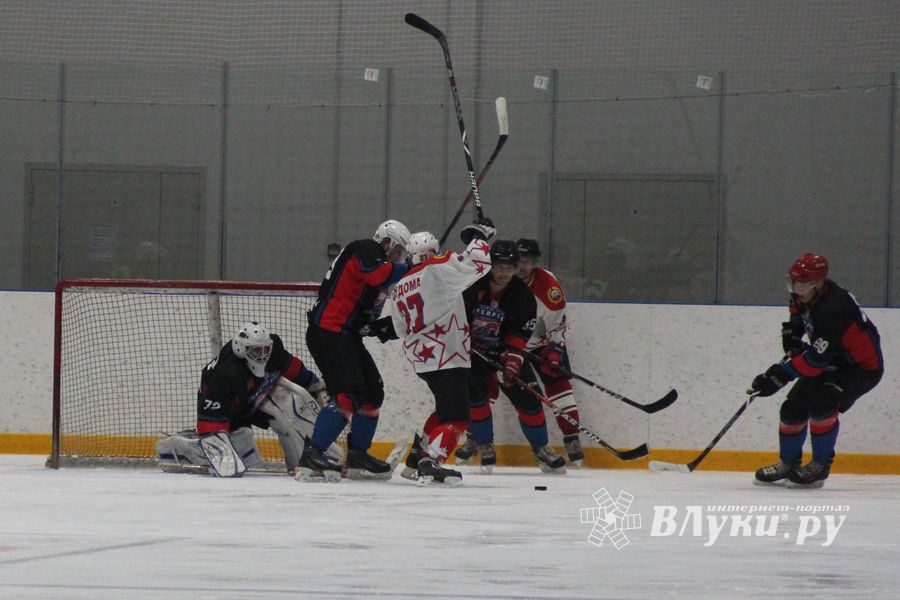 Матч НХЛ прошел в великолукском «Айсберге» (ФОТО)