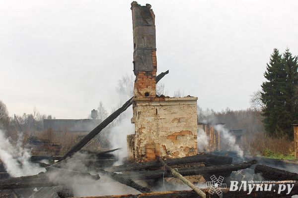 Двое погибли на пожаре в Псковской области (фото)