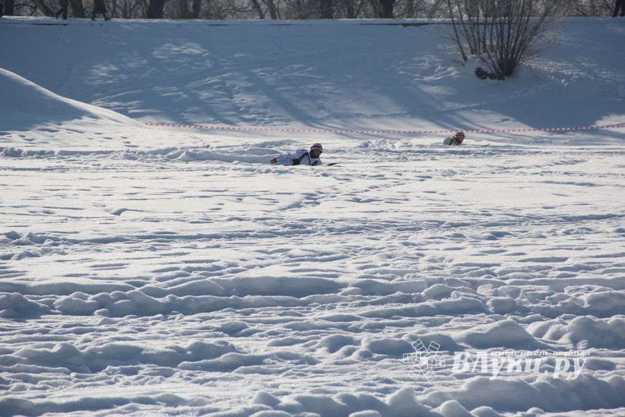 В Великих Луках реконструировали подвиг Александра Матросова (12+)(ФОТО)