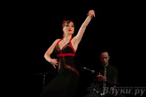 В великих Луках выступил московский коллектив фламенко