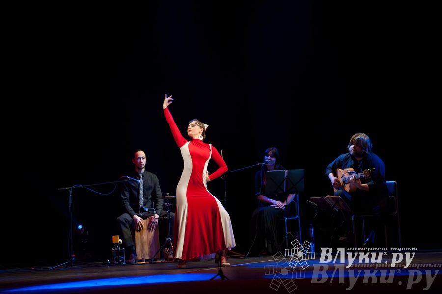 В великих Луках выступил московский коллектив фламенко