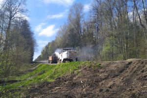 На дороге Великие Луки – Сиверст идёт ремонт дороги (ФОТО)