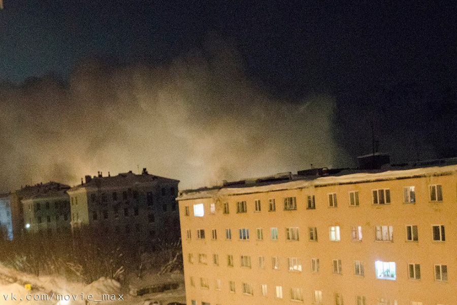 Последствия схода лавины в Мурманской области (фото)