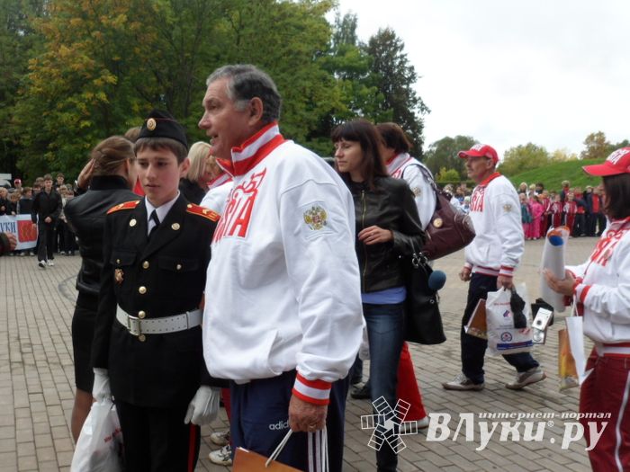 Великие Луки встретили олимпийских чемпионов (ФОТО)