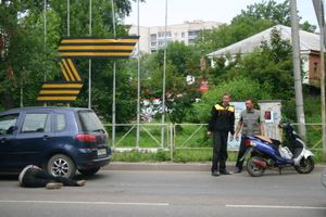 ДТП в пробке