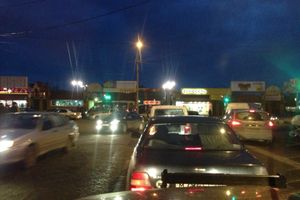 Великие Луки встали в пробку (фото)