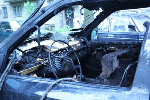 В Великих Луках сгорел очередной автомобиль