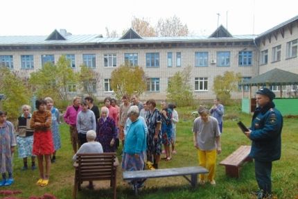 В психиатрической больнице в Богданово прошла учебная эвакуация (ФОТО)