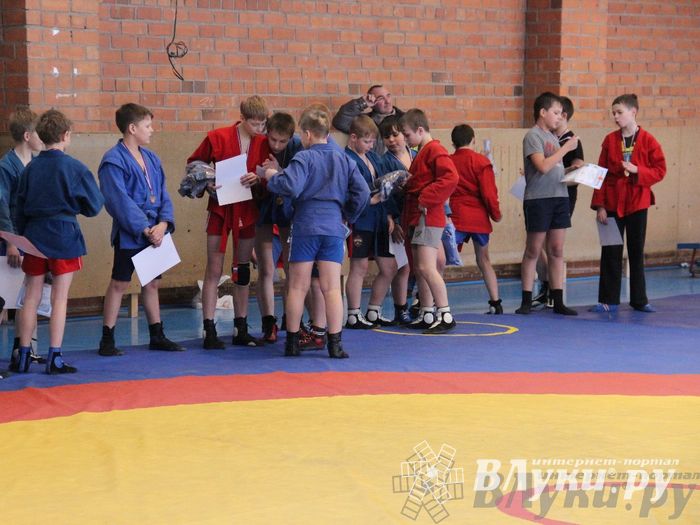 состоялось Открытое первенство города Великие Луки по борьбе самбо