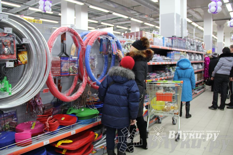 Открытие супермаркета «Тележка» в Великих Луках