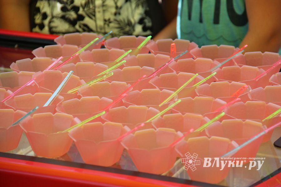 В городском парке Великих Лук прошёл День мороженого