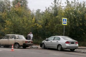 На проспекте Ленина произошло ДТП (ФОТО)