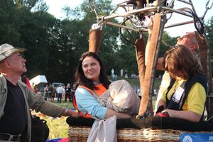 Сегодня вечером аэростаты плыли над городом (ФОТО)