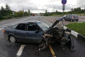 В Кунье в ДТП серьёзно пострадал пассажир автомашины (ФОТО)