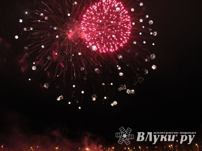 В Великих Луках зажглась новогодная ёлка (ФОТО)