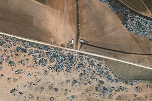 Беженцы на границе Сирии и Турции, 6 ноября