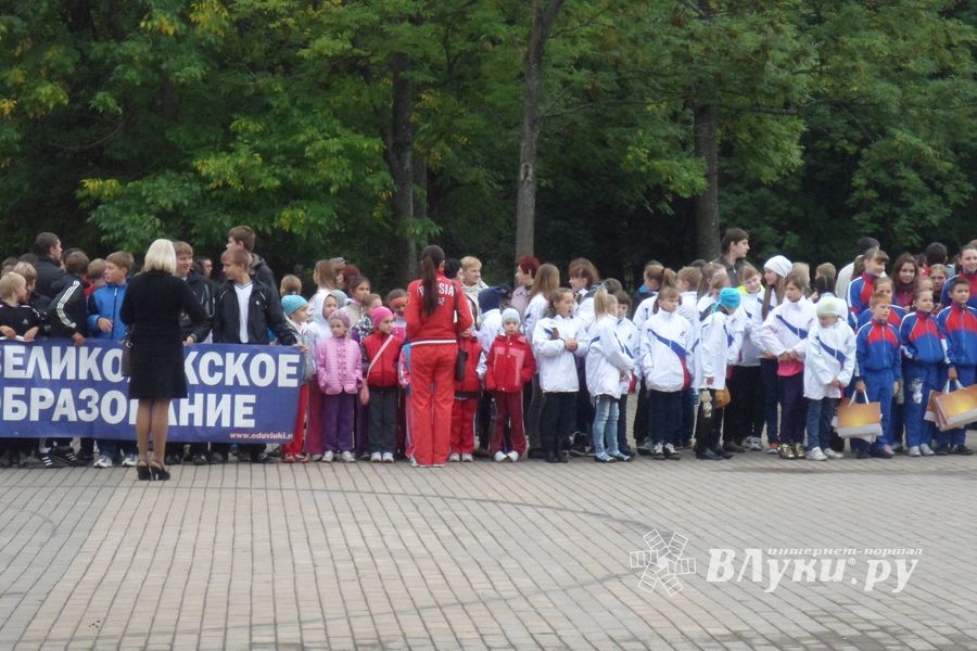 Великие Луки встретили олимпийских чемпионов (ФОТО)