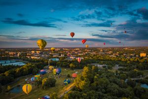 Воздухоплавание-2018 с высоты птичьего полета (ФОТО + ВИДЕО)