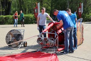 Шар, посвященный 850-летию города, поднялся над Великими Луками (ФОТО)