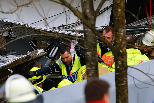 В Германии столкнулись два поезда (фото)