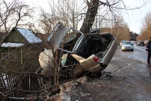 Смертельное ДТП на выезде из Великих Лук (ФОТО)
