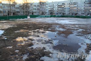 В Великих Луках «уплыл» каток (фото)