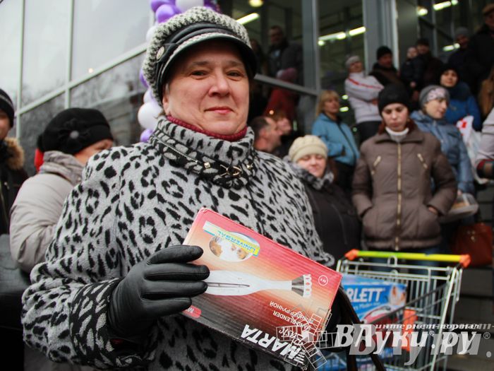 Открытие супермаркета «Тележка» в Великих Луках