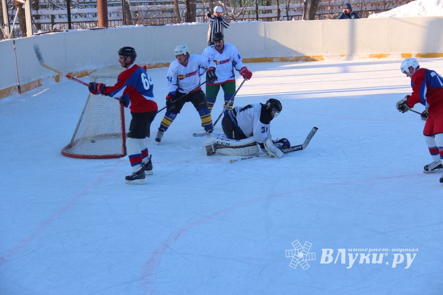 Великолукский хоккей: много забитых шайб, немного потасовок и разбитых лиц (фото)