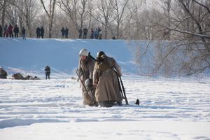 В Великих Луках реконструировали подвиг Александра Матросова (12+)(ФОТО)