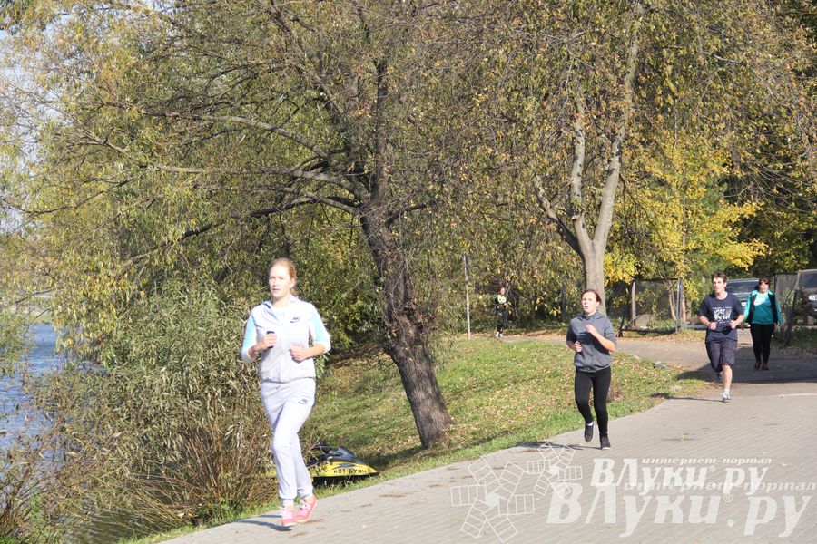 На о. Дятлинка прошел кросс среди обучающихся 8-х классов