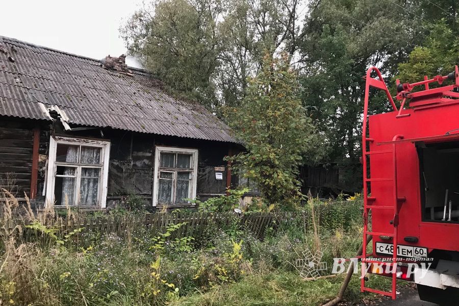 Пожар на проспекте Гагарина в Великих Луках