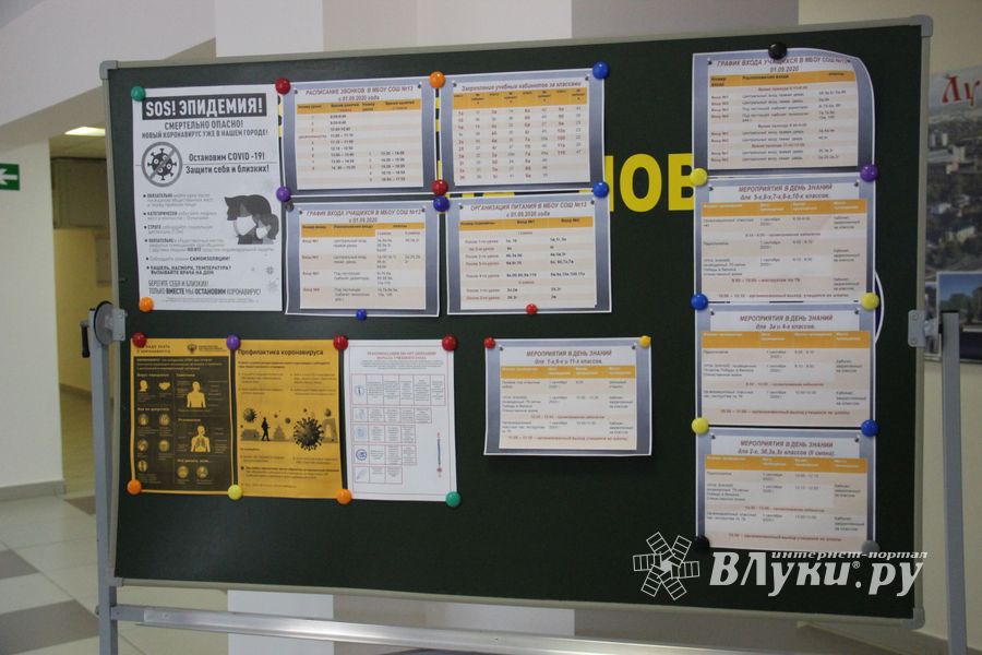 Великолукские школы готовы к атаке COVID-19