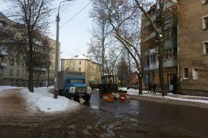 Улица Ставского перекрыта (ФОТО)