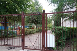 В детском саде № 1 появился новый забор (ФОТО)