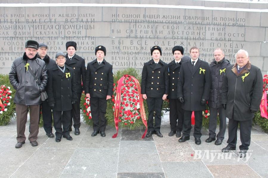 В 71-ую годовщину полного освобождения Ленинграда от фашистской блокады представители Северо-Западного теруправления Росрыболовства почтили память погибших (фото)