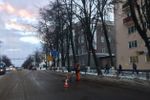 В районе центрального городского моста затруднено движение (ФОТО)