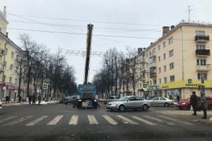 Великие Луки избавились от новогоднего наряда (ФОТО)
