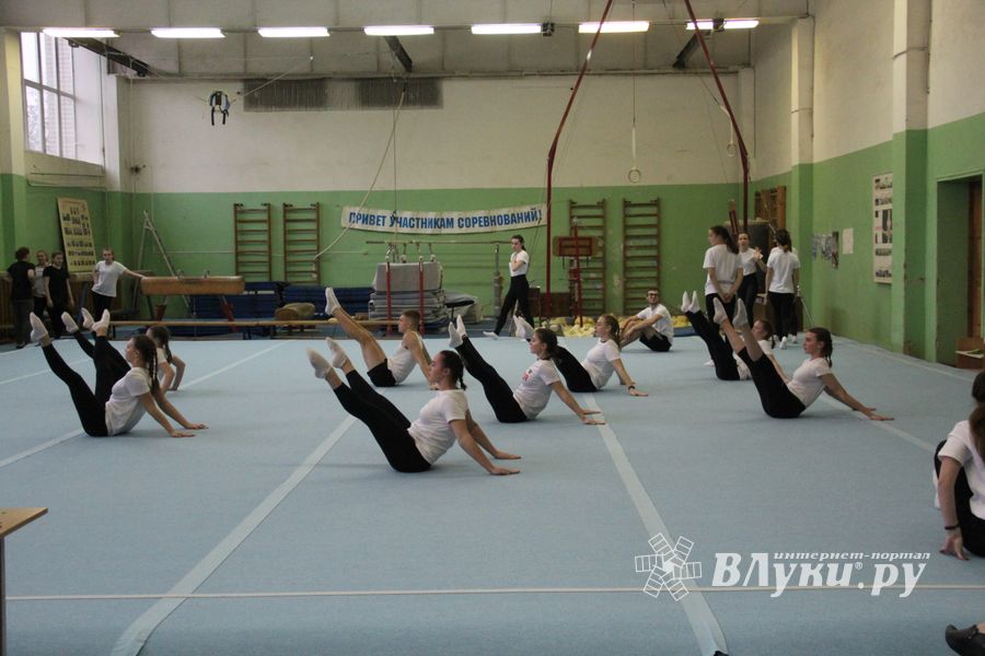 В Великих Луках проходят соревнования по гимнастике (ФОТО)